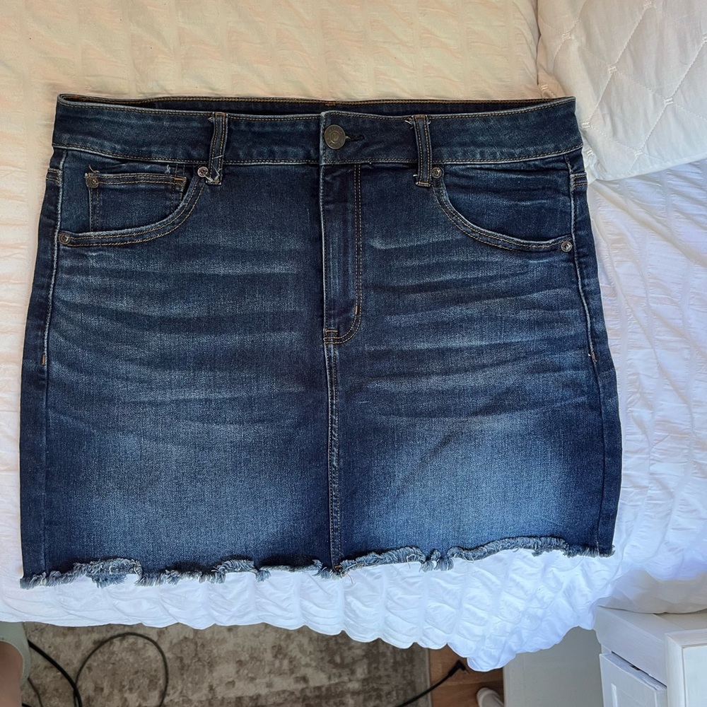 American eagle next level stretch jean skirt
